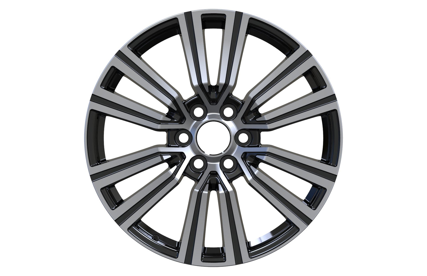 Toyota Sequoia Tacoma TRD Style Wheel 22x8.5 6x139.7 Black Machine Face 4 pcs