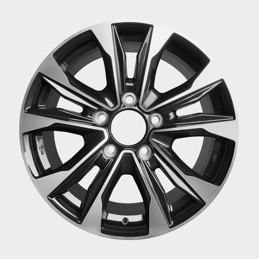 21x8.5 5x150 Black Machine Face 1 pcs Wheels That Fits Lexus LX