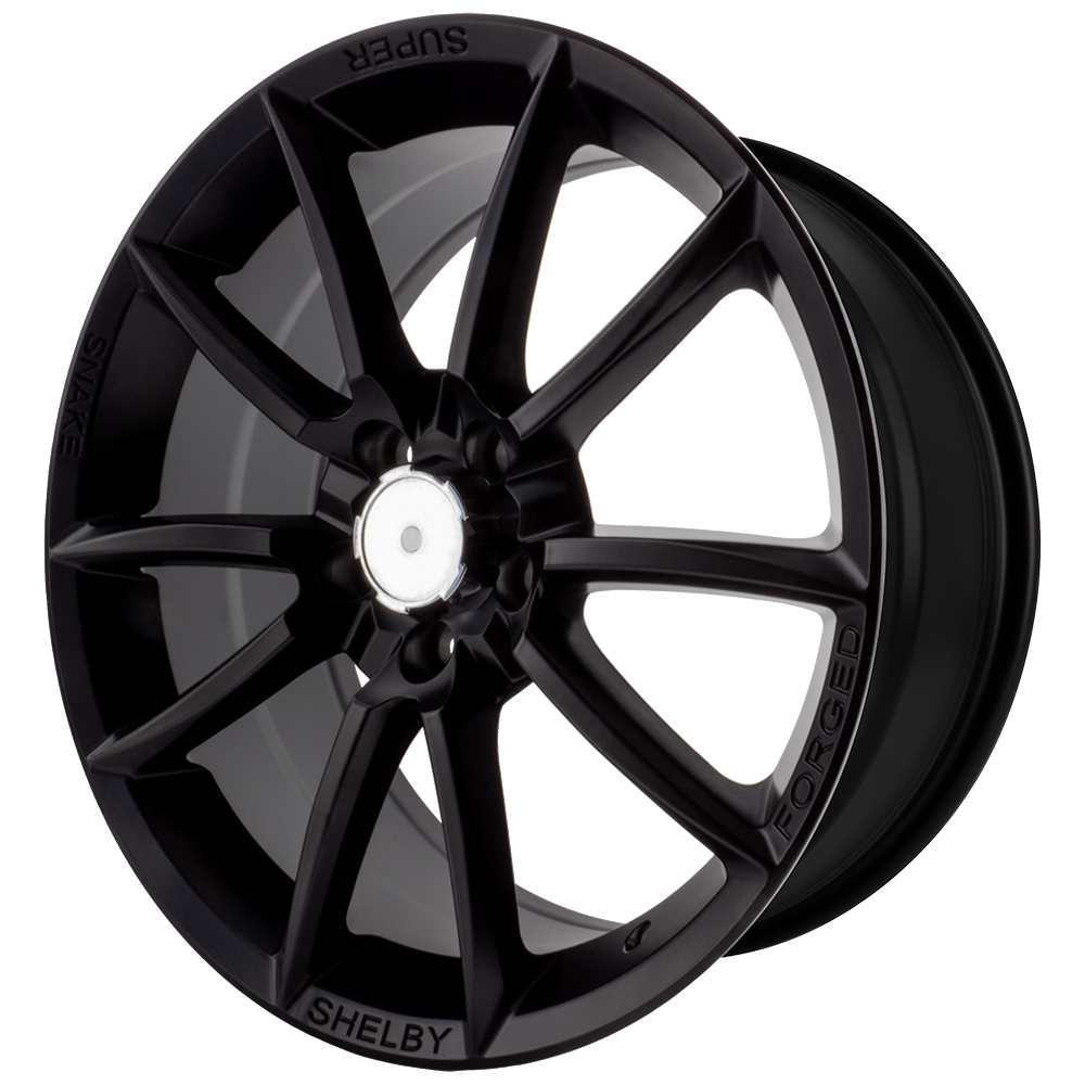 19 x 8.5 5x114.3 1pc Matte Black Wheels For Ford Mustang Shelby