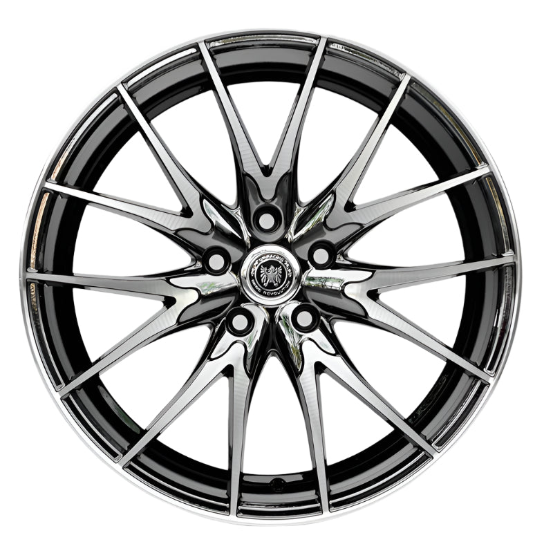 Pallas Wheels 17 x 7.5 4X114.3 Matt Black Machine Face 1 pc