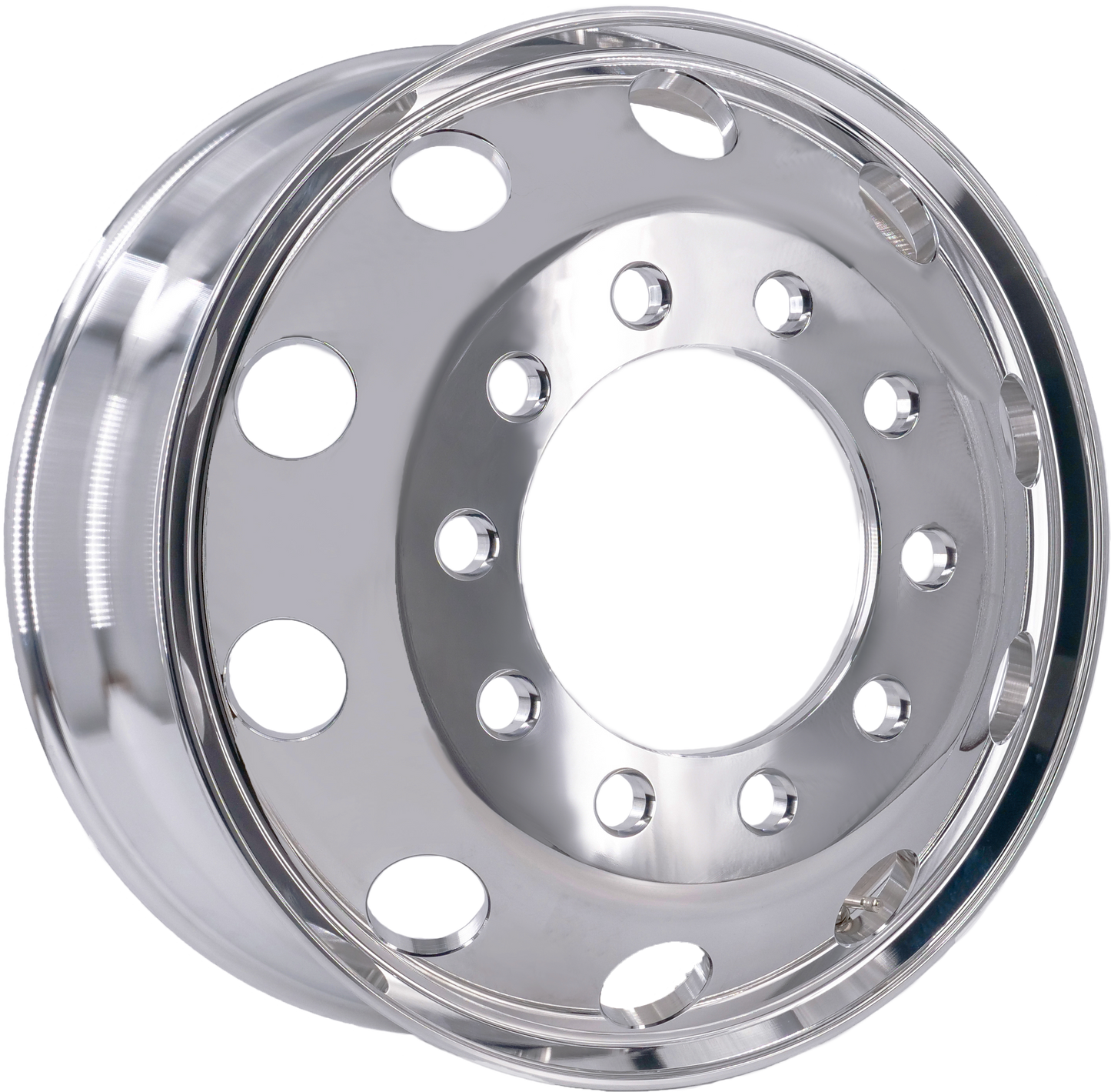 22.5x8.25 Stud Pilot Truck Wheels Forged Aluminum Rims Both-Side Mirror Polished