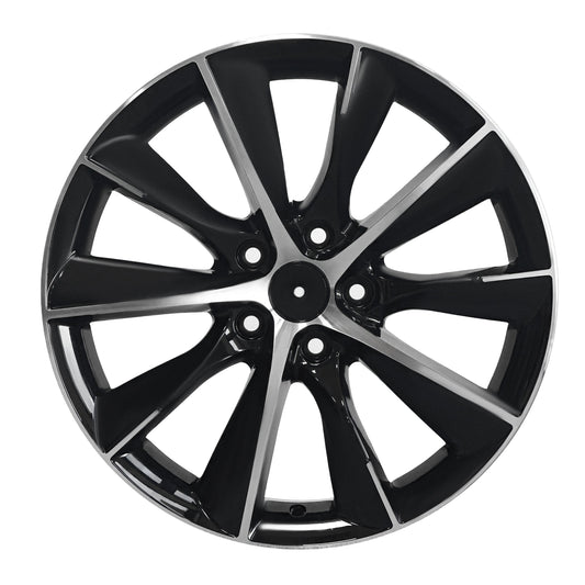 Tesla Wheels 18x7.5" pcd 5x114.3mm Black Machine Face 4pcs Model Y 3