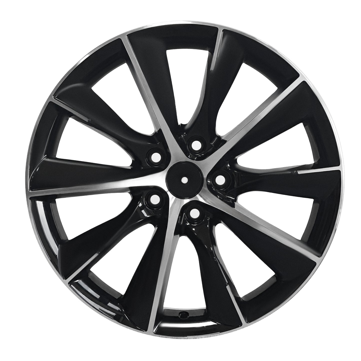 Tesla Style Wheels For Model Y X S 3 Rims 20x7.5" pcd 5x114.3mm Black Machine Face 4pcs