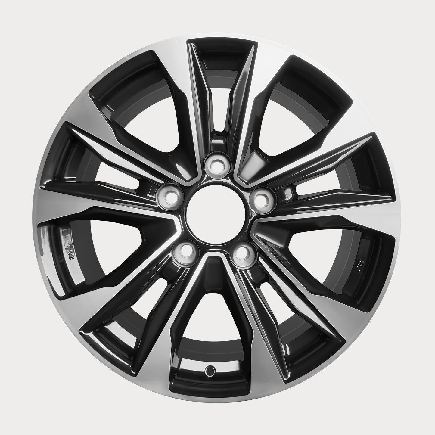 21x8.5 5x150 Black Machine Face 4 pcs Wheels That Fits Lexus LX