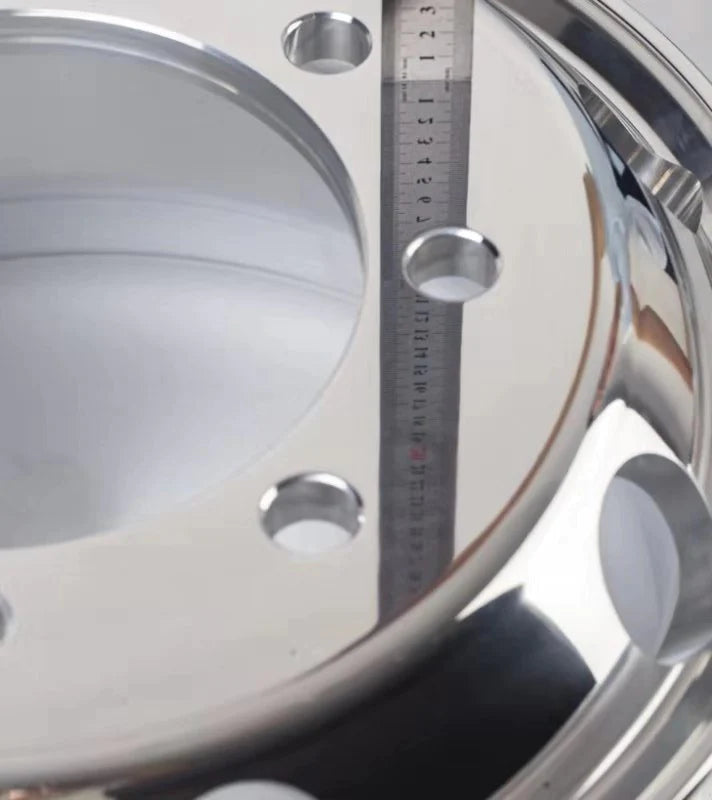 Truck Wheels 24.5 x 8.25 Forged Aluminum Rims Both-Side Mirror Polished 32pcs