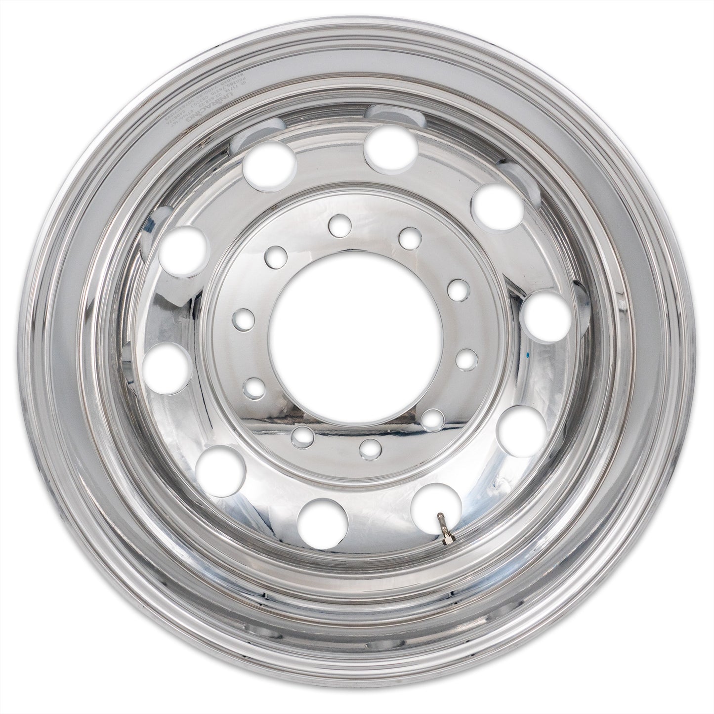 22.5x8.25 Truck Wheels Alcoa Style Forged Aluminum Rims Both-Side Polished Mirror Hub-Piloted