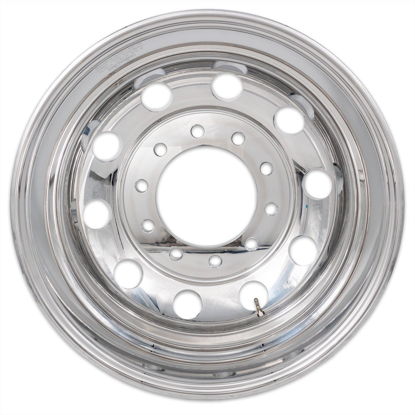 22.5x8.25 Truck Wheels 2pcs Forged Aluminum Rims $243 each BULK PRICE Both-Side Polished Mirror Hub-Piloted