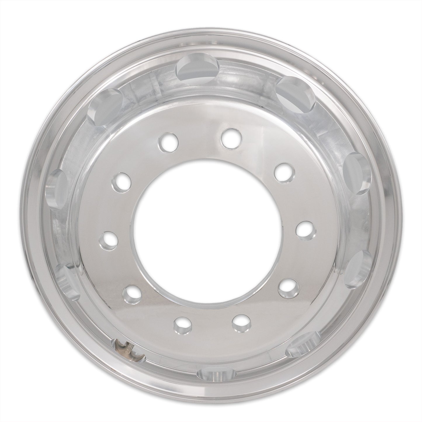 22.5x8.25 Truck Wheels Alcoa Style Forged Aluminum Rims Both-Side Polished Mirror Hub-Piloted