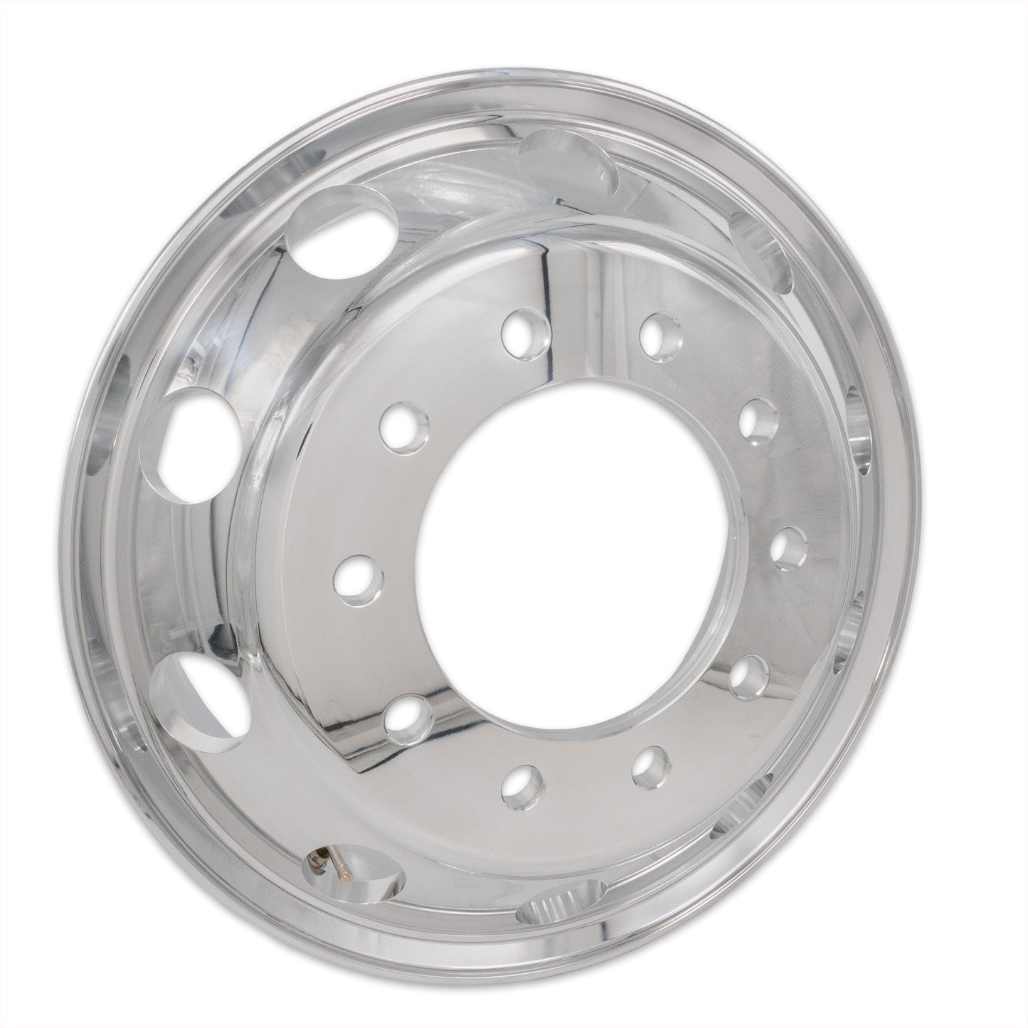 22.5x8.25 Truck Wheels 2pcs Forged Aluminum Rims $243 each BULK PRICE Both-Side Polished Mirror Hub-Piloted