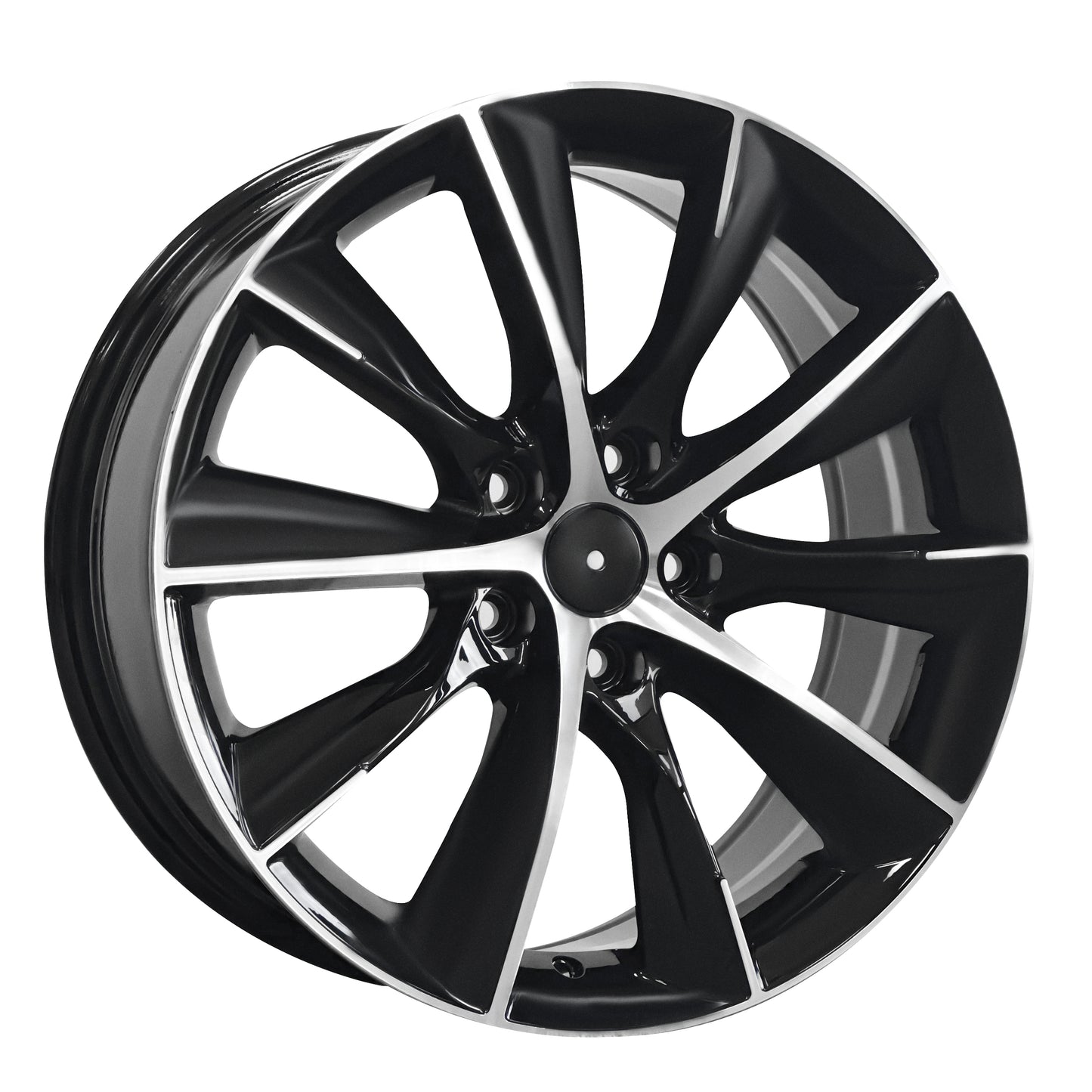 Tesla Style Wheels Model Y X S 3 Rims 20x7.5" pcd 5x114.3mm Black Machine Face 1pc