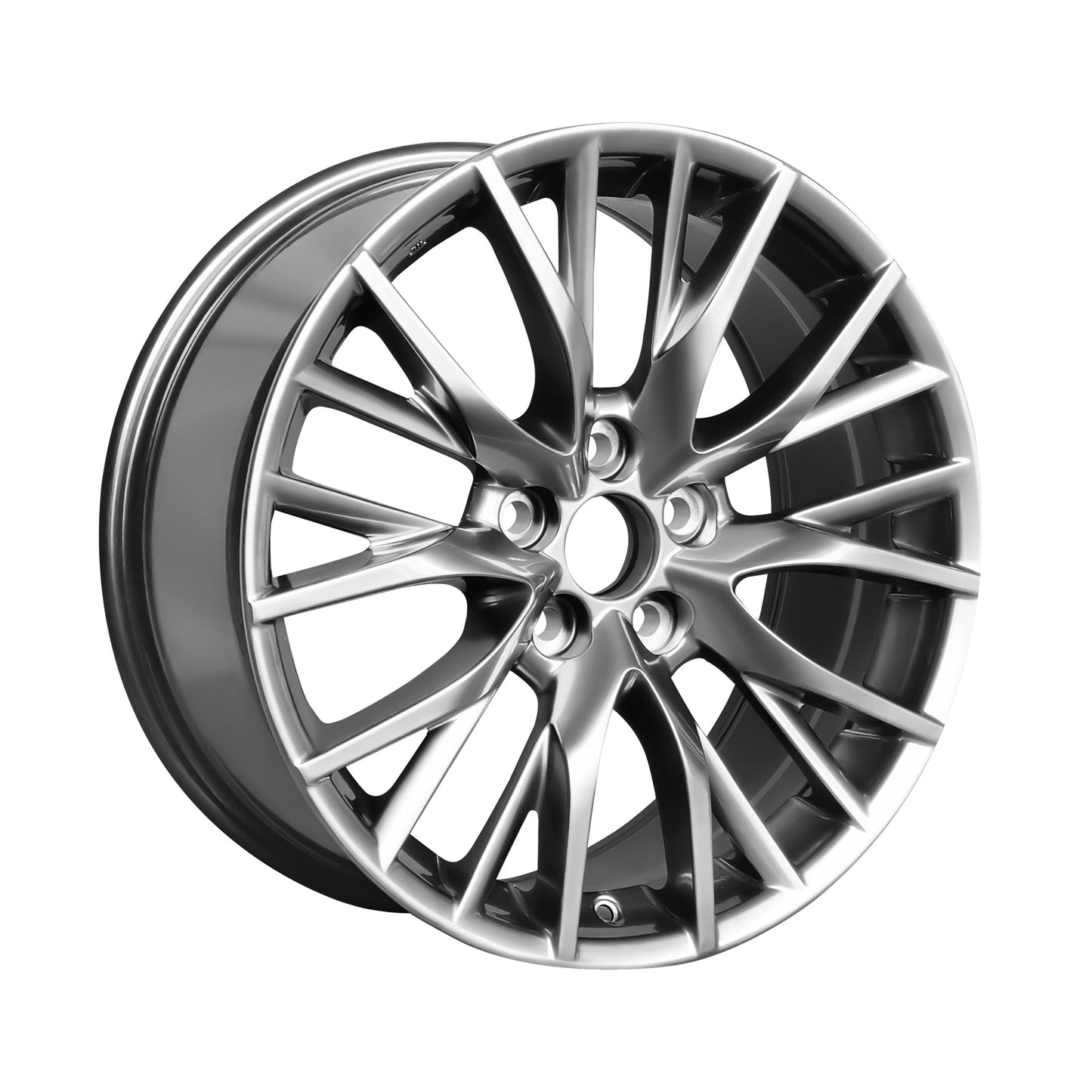 20 x 8.0 5x114.3 Hyper Black 1 pcs Wheels for Lexus, Toyota, Honda