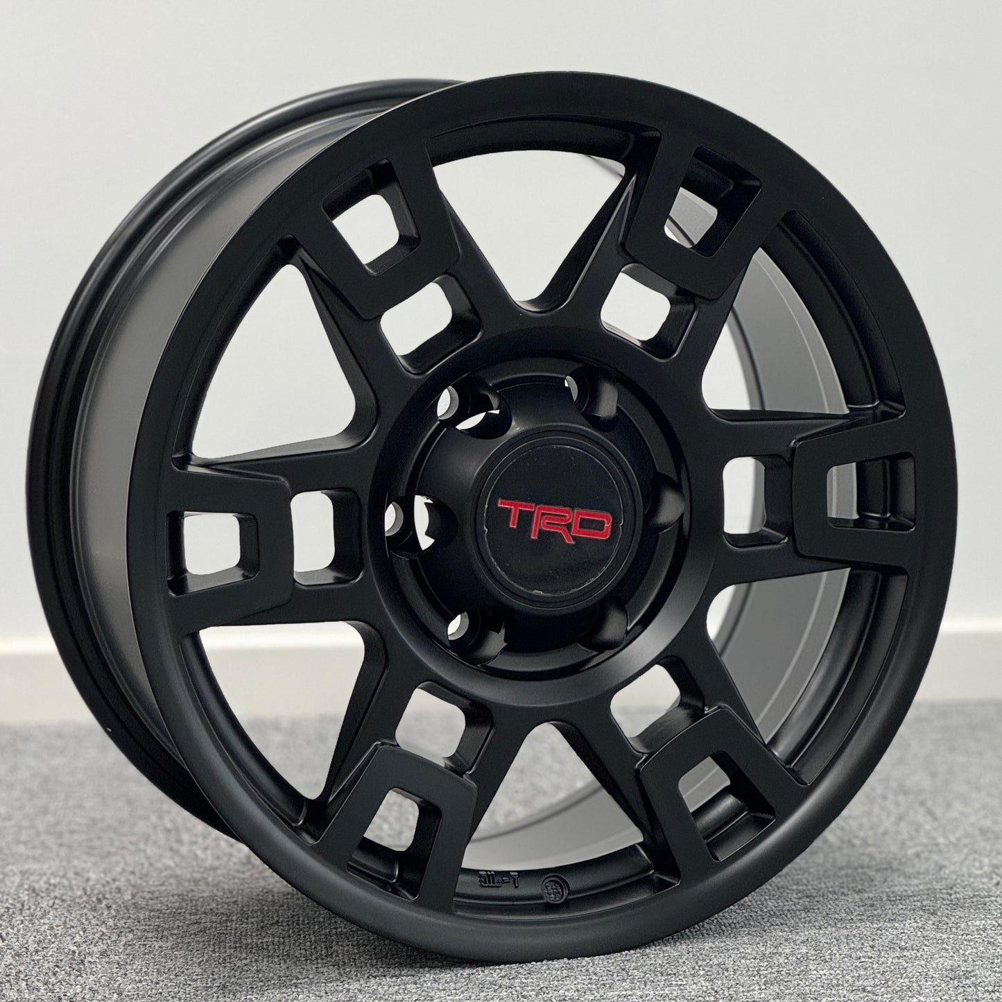 Toyota TRD Style Wheels 17" x 8 Matt Black Rims 1pcs