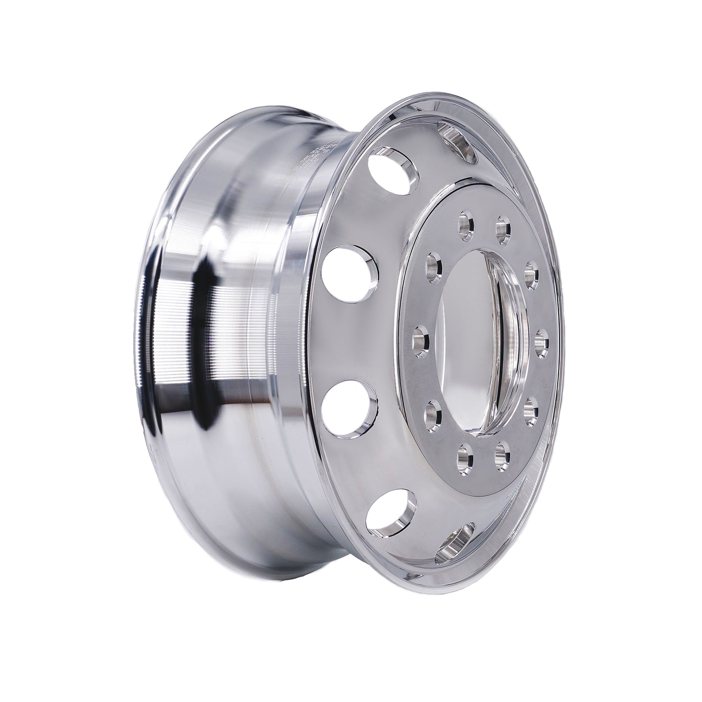 22.5 x 8.25 Truck Wheels Stud Pilot Both-Side Mirror Polished