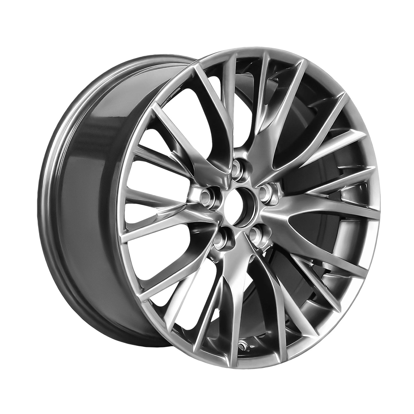 20 x 8.0 5x114.3 Hyper Black 1 pcs Wheels for Lexus, Toyota, Honda