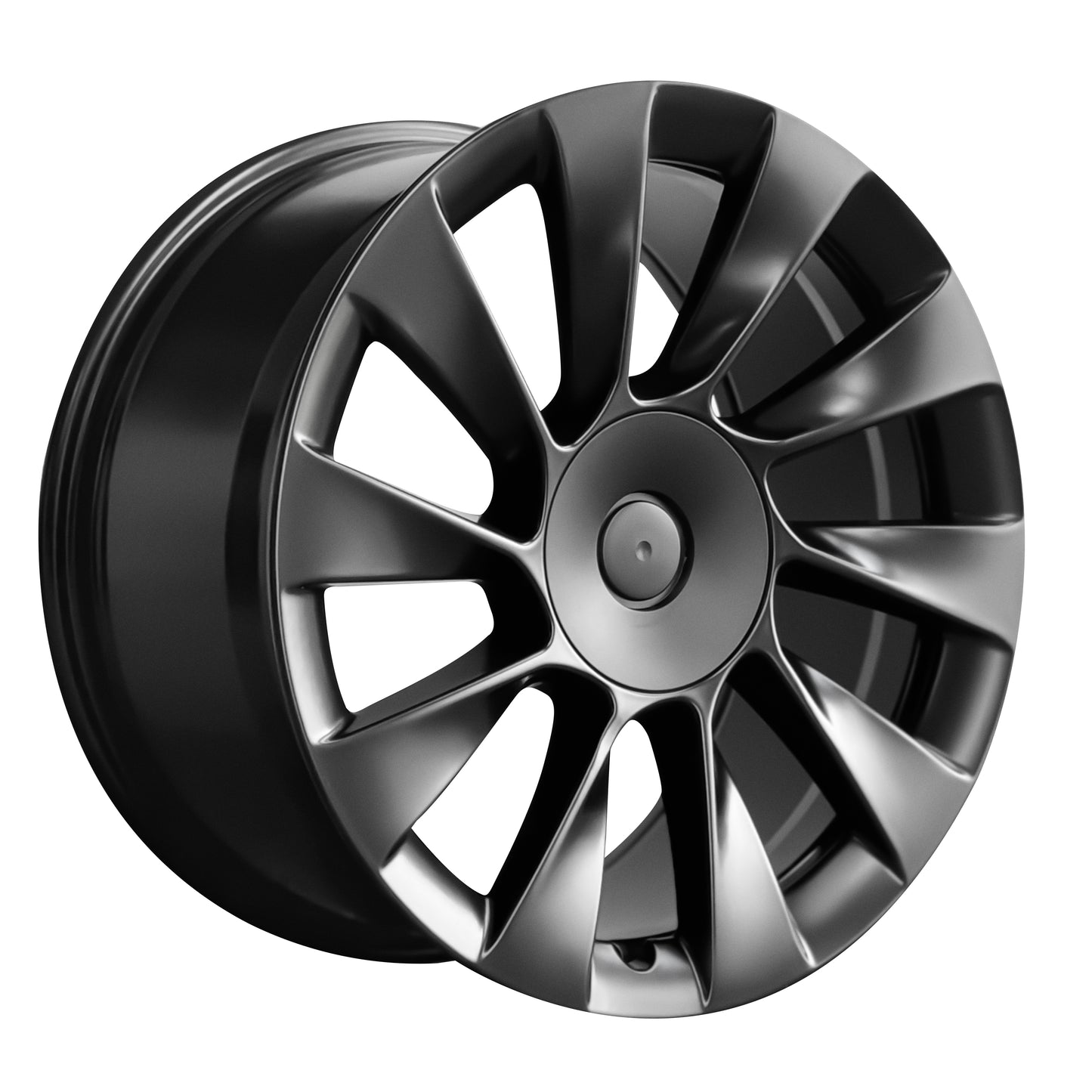 Tesla Style Wheels For Model X Y S 3 Rims 20x9.5" pcd 5x114.3mm Black set of 4pcs