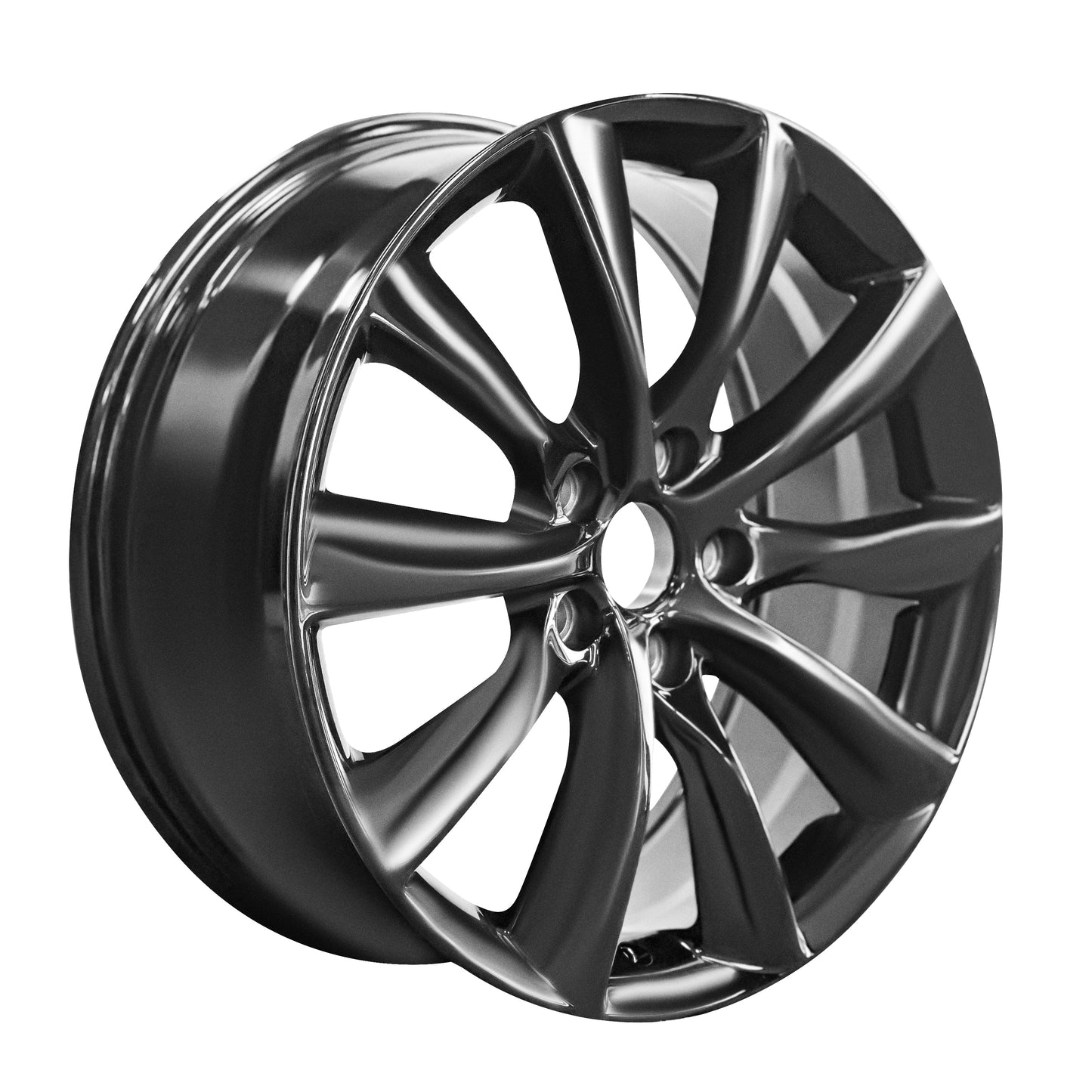 18x7.5" pcd 5x114.3mm Black 4pcs For Tesla Wheels Model Y X S 3