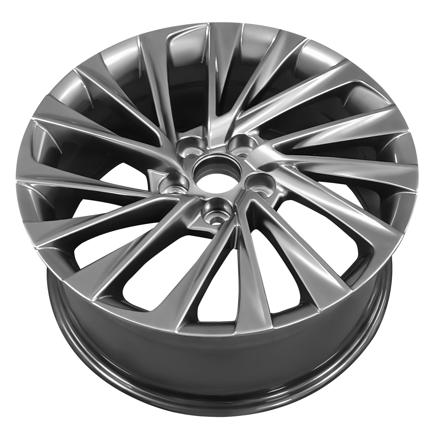 Lexus Style Wheels 18 x 8.0 5x114.3 Hyper Black set of 4