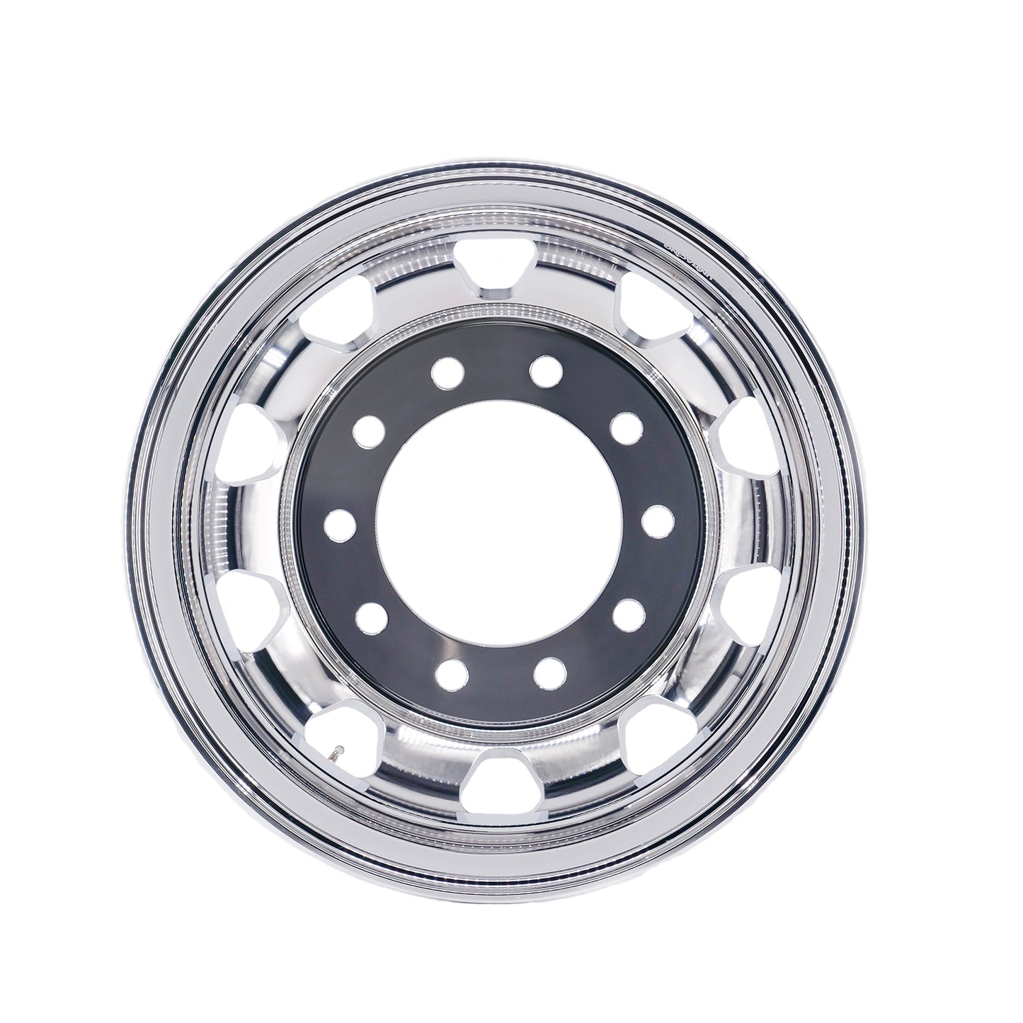22.5 x 8.25 Kenworth Stylized Truck Wheels Forged Aluminum Rims Both-Side Polished Mirror 10 Holes