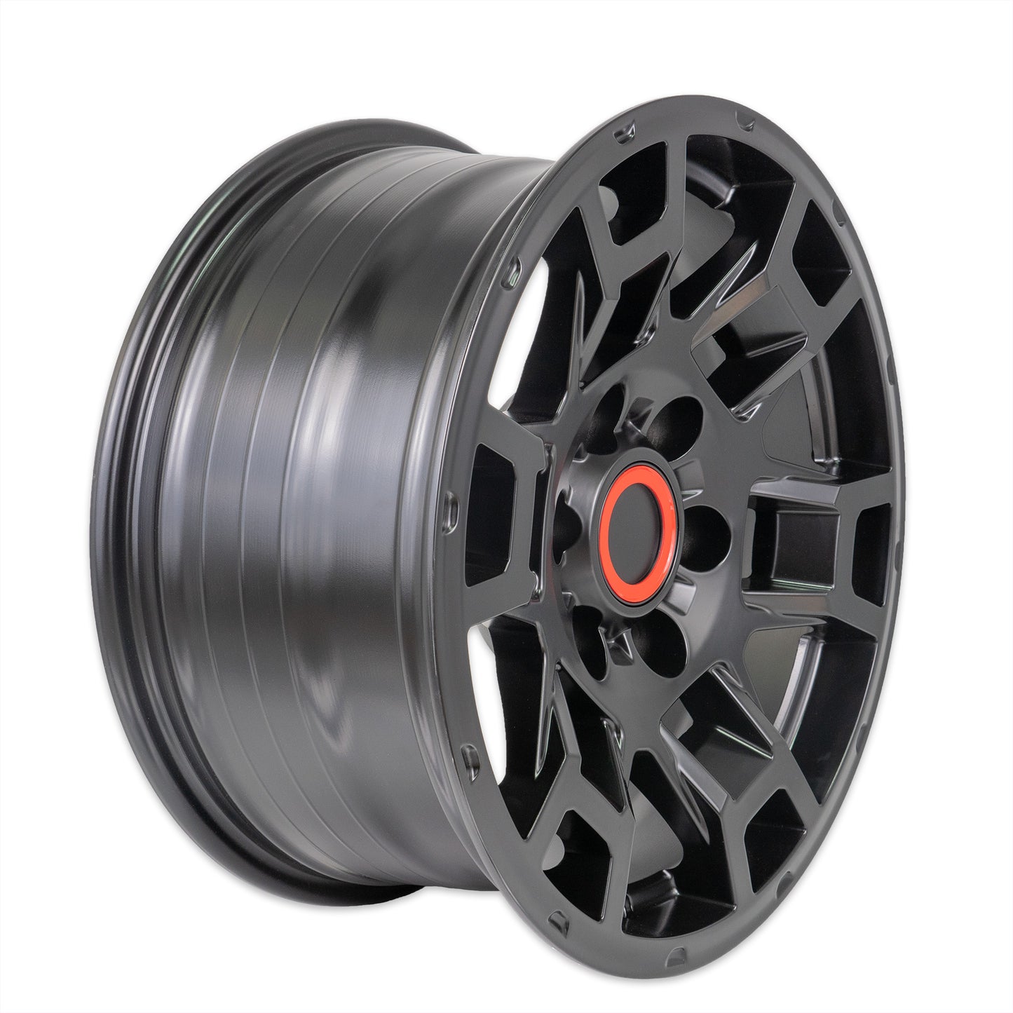Toyota TRD Style Wheels 17 x 8 Auto Rims 4pcs Matte Black