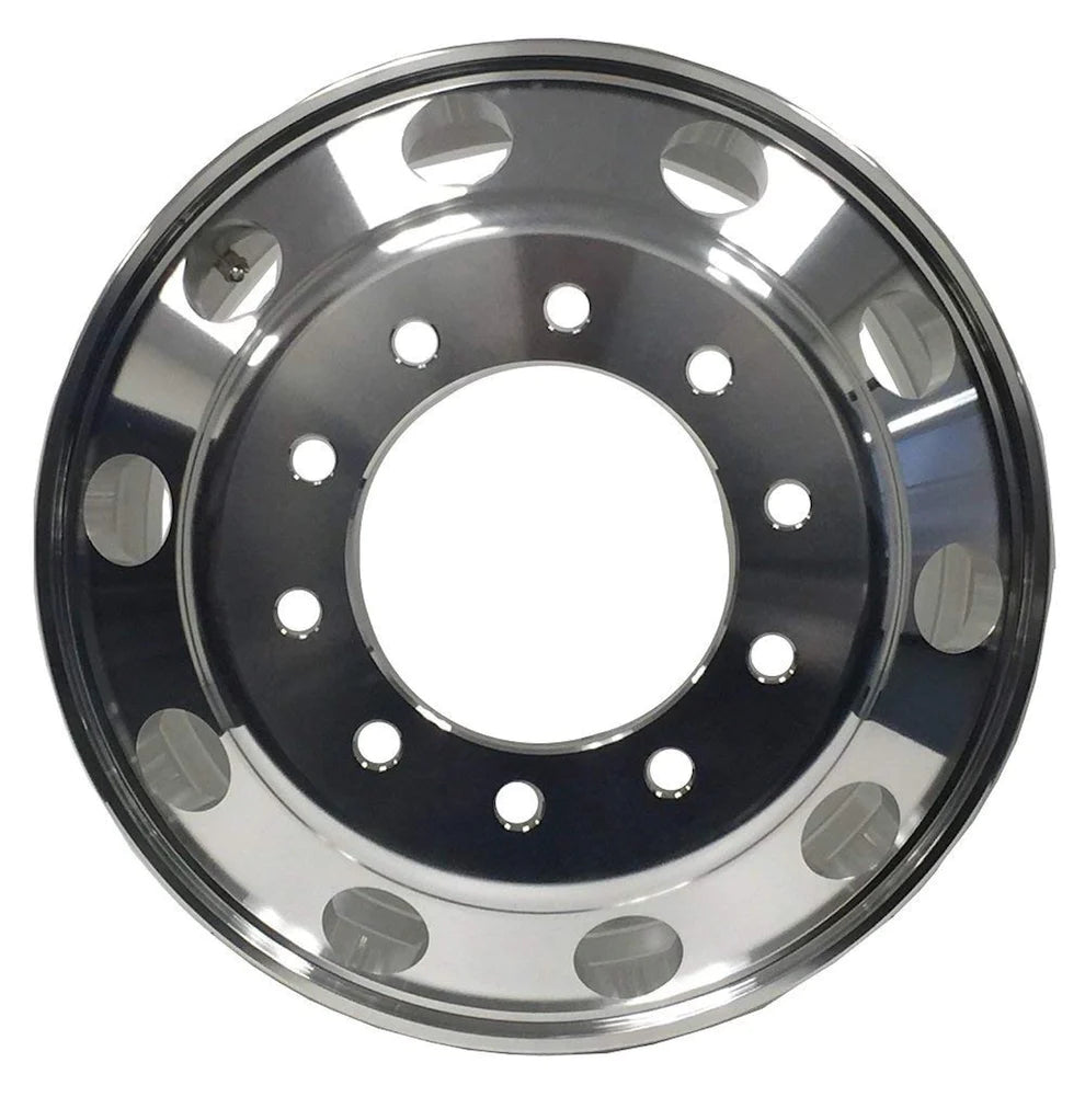 Truck Wheels 24.5 x 8.25 Forged Aluminum Rims Both-Side Mirror Polished 32pcs