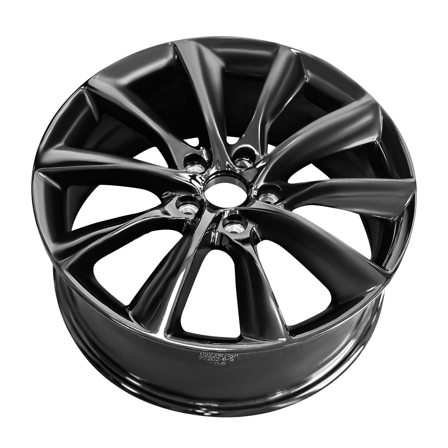 18x7.5" pcd 5x114.3mm Black 4pcs For Tesla Wheels Model Y X S 3