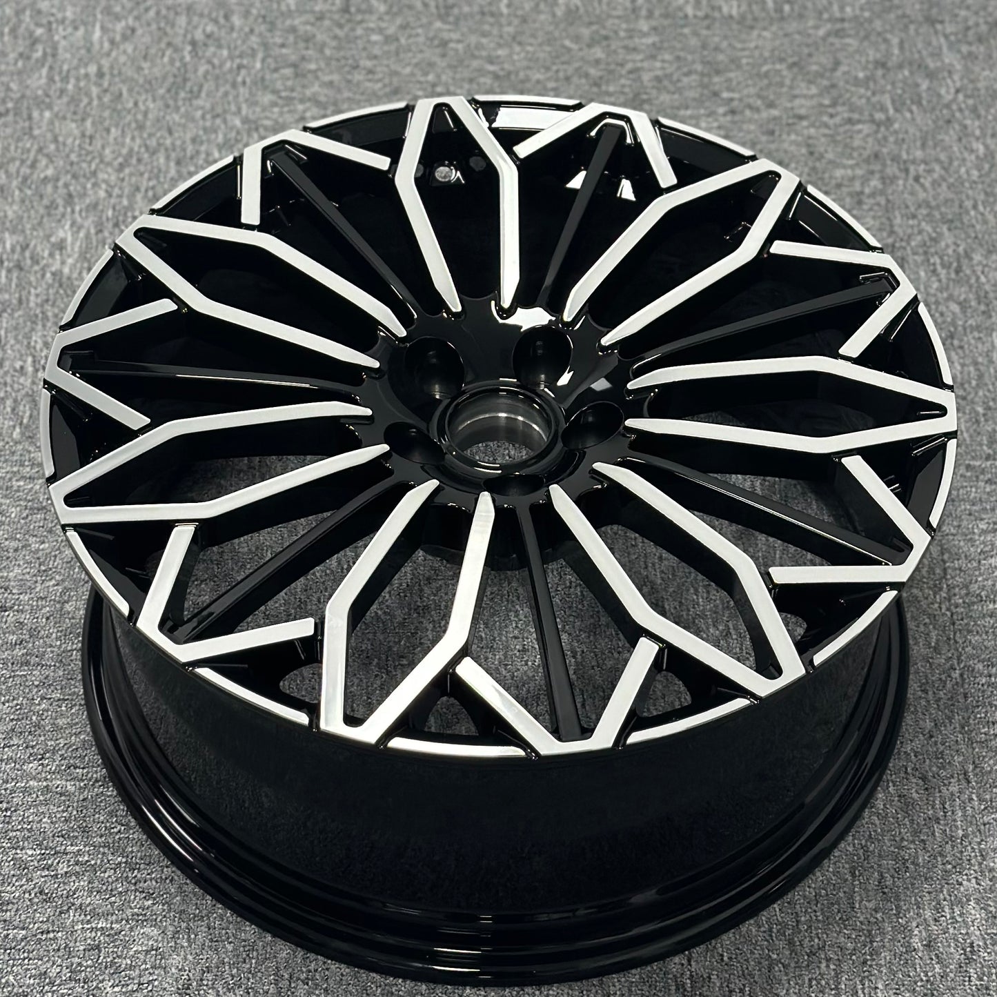 Lexus RX Style Wheels Aviation Grade Forged Aluminum Alloy Rims 20 x 8.0 5x114.3 Black Machine Face Set of 4