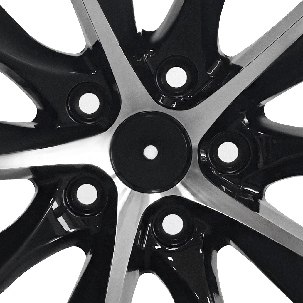 Tesla Style Wheels For Model Y X S 3 Rims 20x7.5" pcd 5x114.3mm Black Machine Face 4pcs