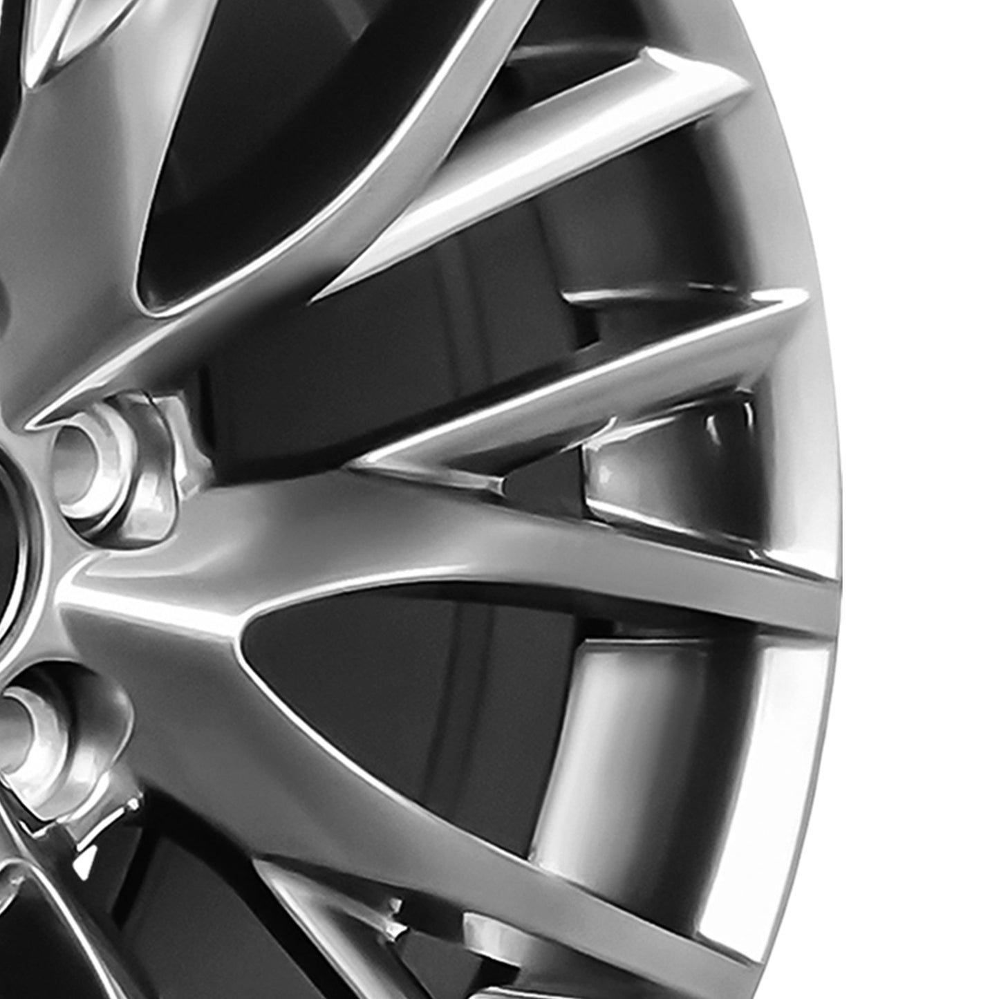 20 x 8.0 5x114.3 Hyper Black 1 pcs Wheels for Lexus, Toyota, Honda