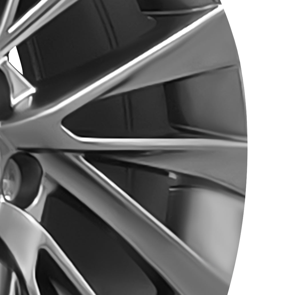 Lexus Style Wheels 18 x 8.0 5x114.3 Hyper Black set of 4