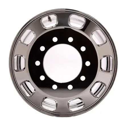 22.5 x 8.25 Kenworth Stylized Truck Wheels Forged Aluminum Rims Both-Side Polished Mirror 10 Holes