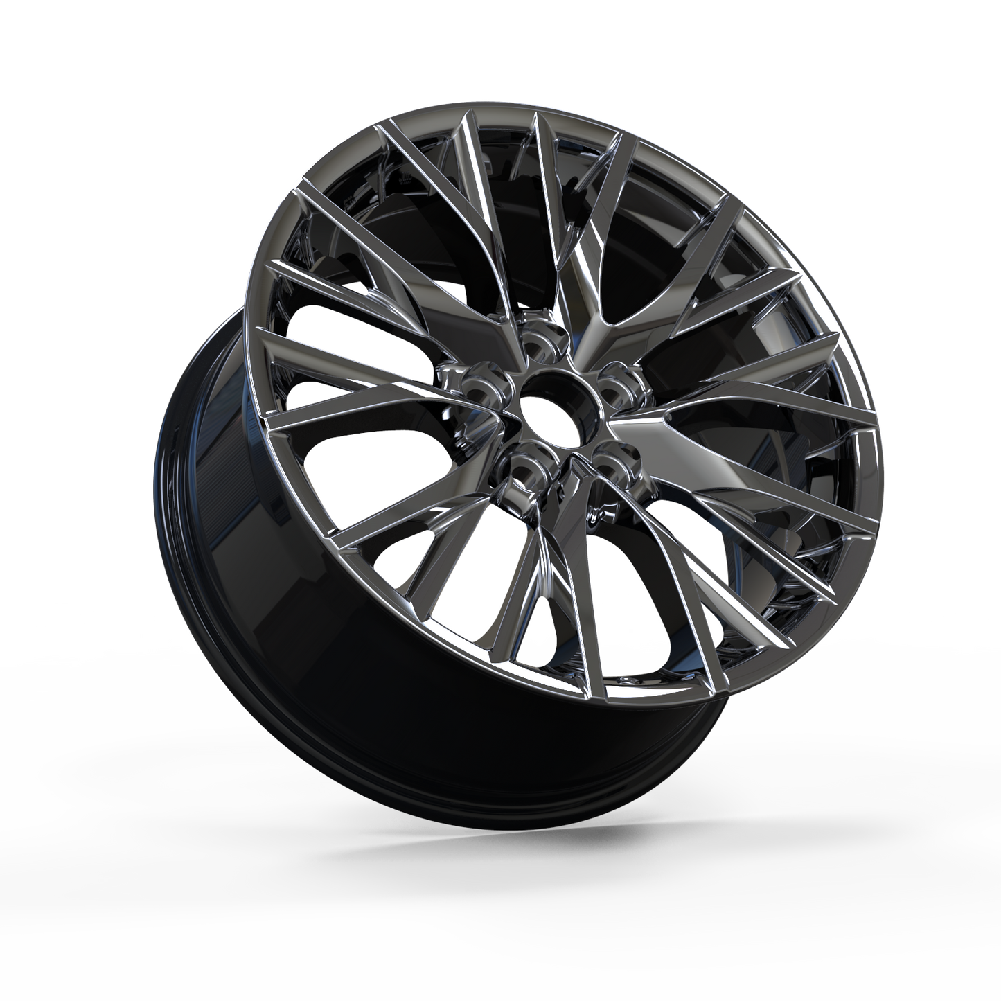 20 x 8.0 5x114.3 Hyper Black 1 pcs Wheels for Lexus, Toyota, Honda