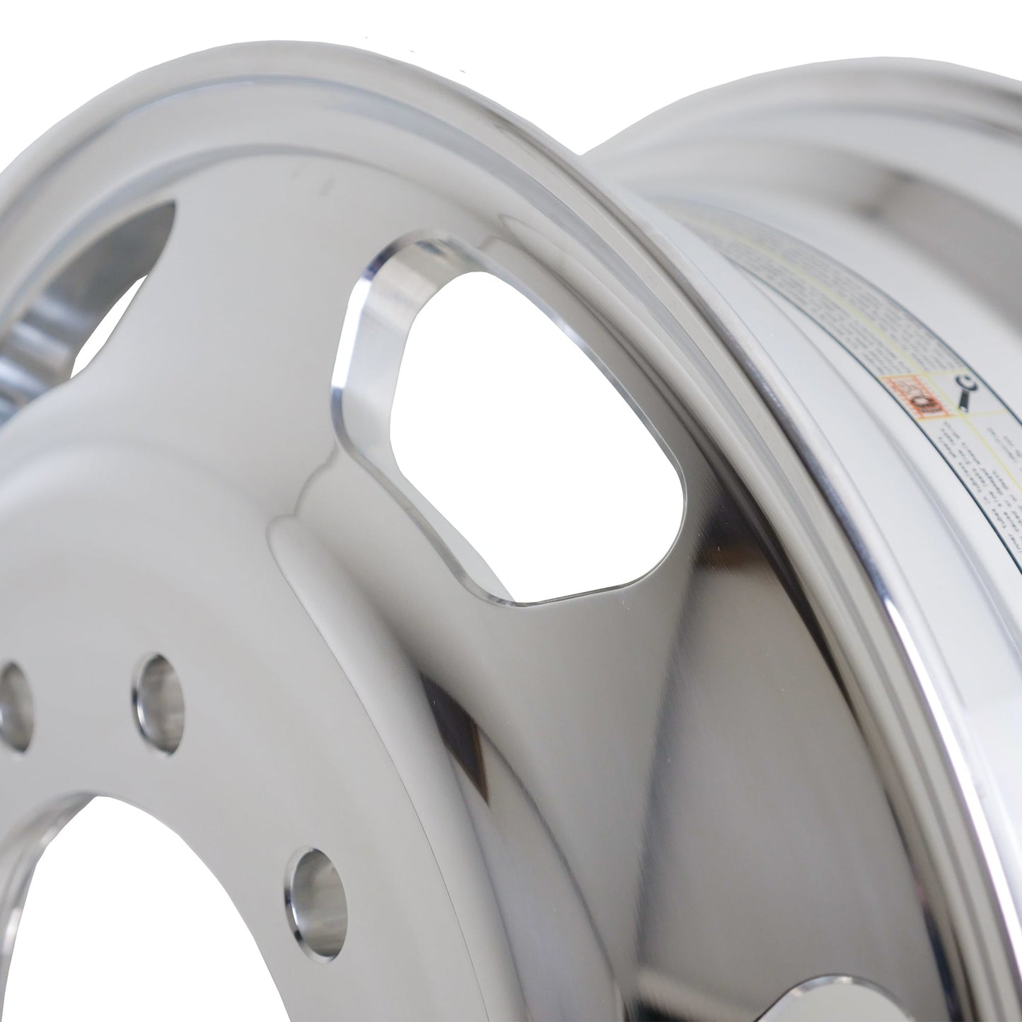 22.5 x 8.25 Kenworth Stylized Truck Wheels Forged Aluminum Rims Both-Side Polished Mirror 7 Holes 1pc
