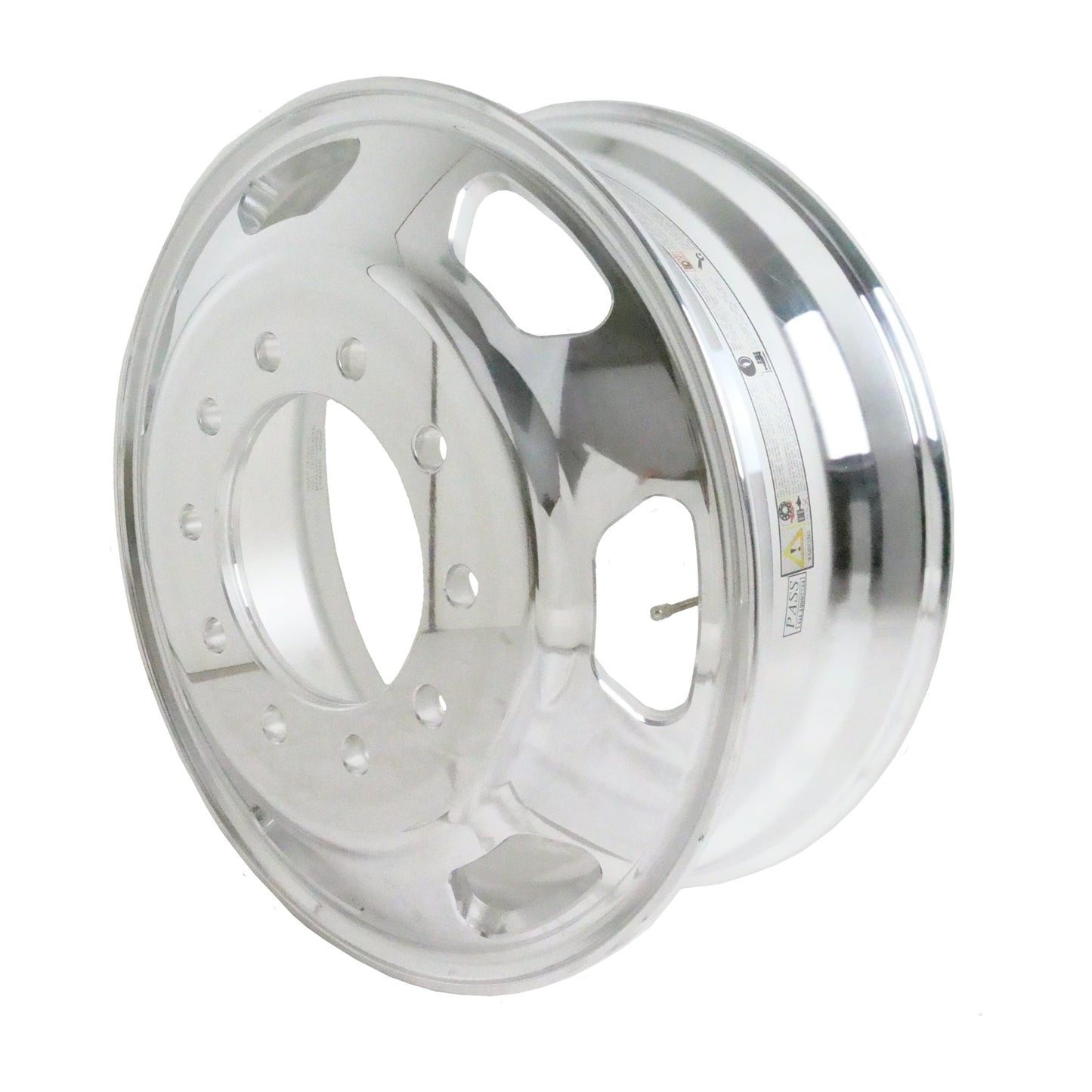 22.5 x 8.25 Kenworth Stylized Truck Wheels Forged Aluminum Rims Both-Side Polished Mirror 7 Holes 1pc