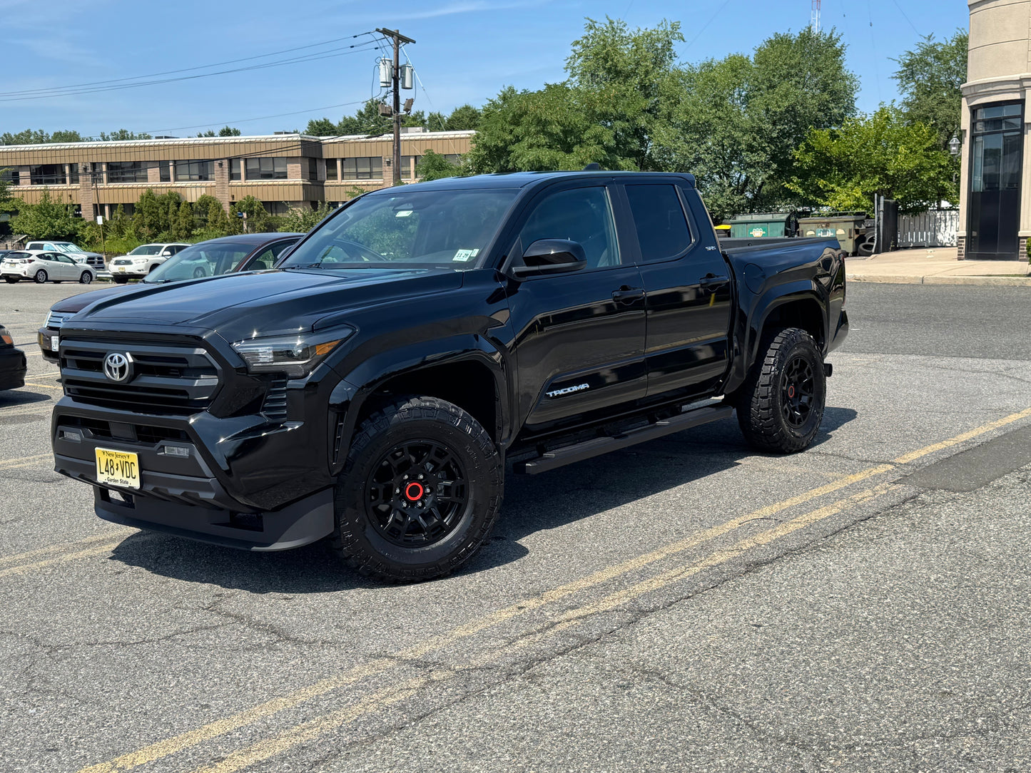 Toyota TRD Style Wheels 17 x 9 PCD 6 x 139.7 ET 15/0 CB 106.1 1 pc Matte Black Wheels