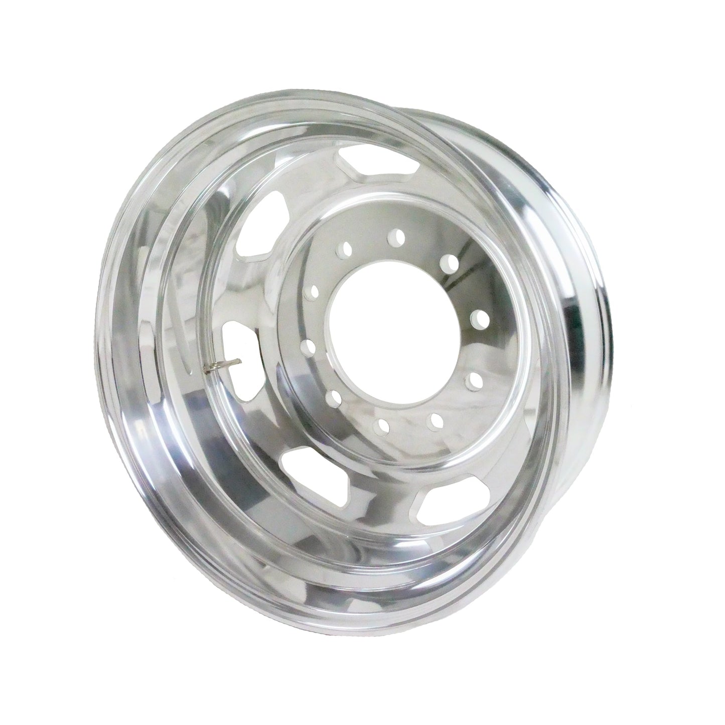 22.5 x 8.25 Kenworth Stylized Truck Wheels Forged Aluminum Rims Both-Side Polished Mirror 7 Holes 1pc