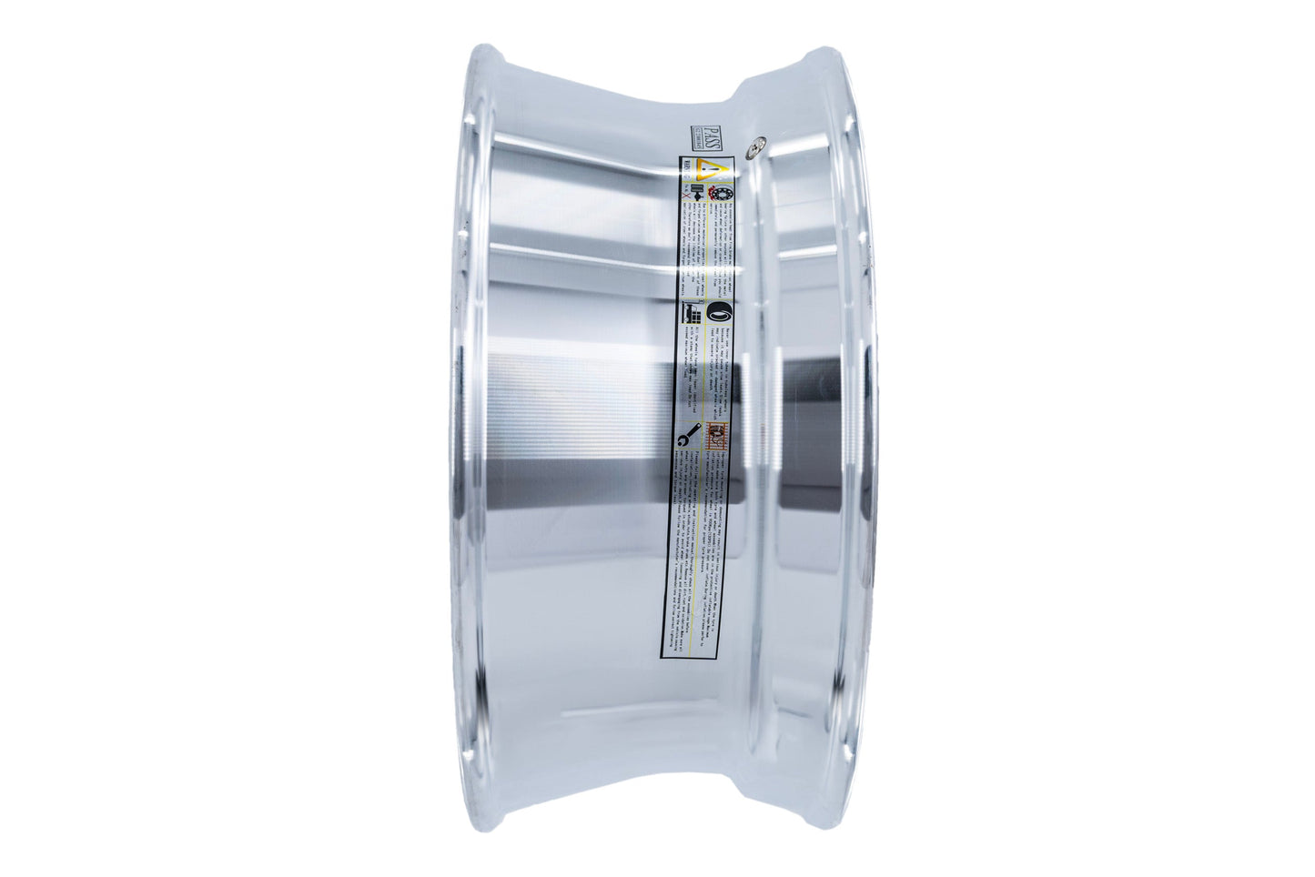 Truck Wheel Flat Face 22.5 x 9 Polished Front Hub Pilot (Set of 2)