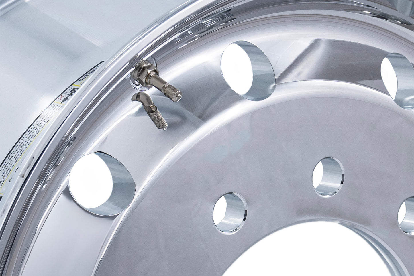 22.5 x 9 Truck Wheels Flat Face 4pcs Forged Aluminum Rims $370 each BULK PRICE Polished Front Hub Pilot
