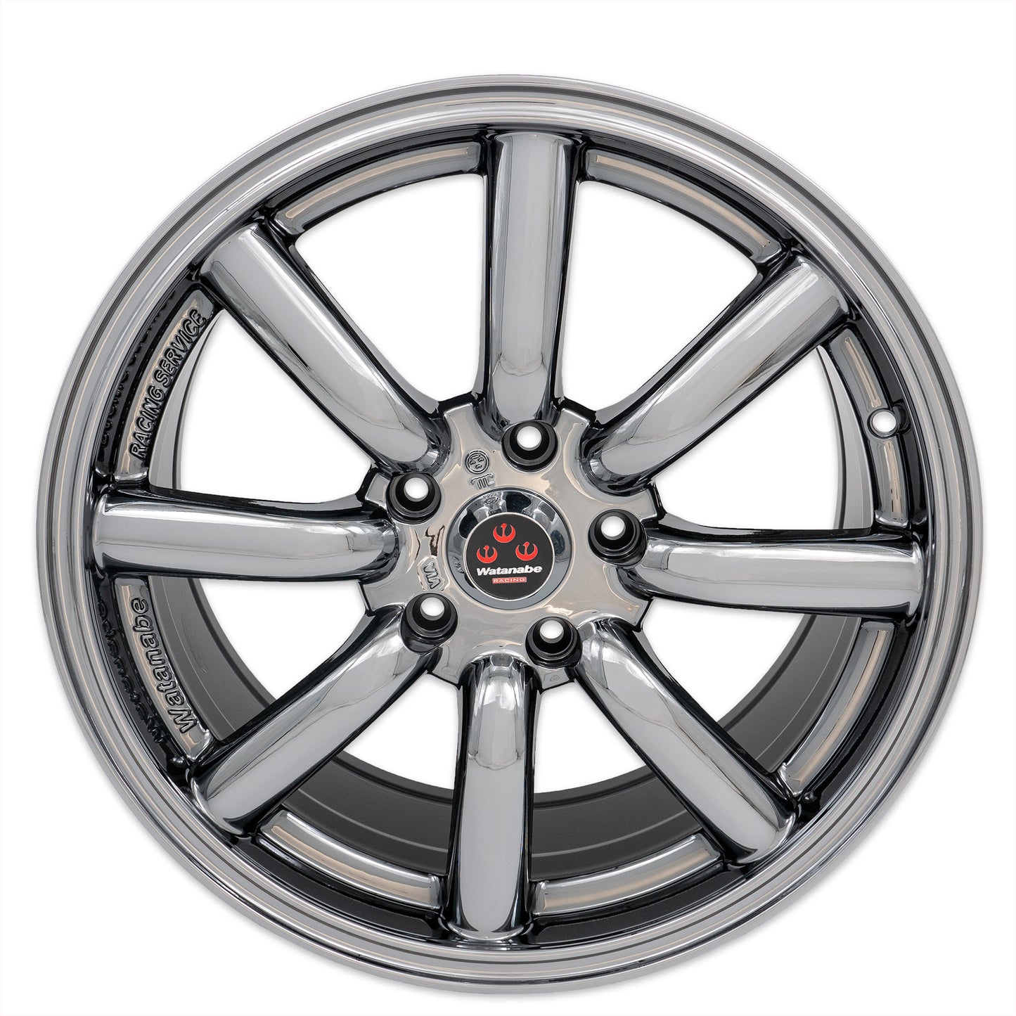 Watanabe Style 17x7.5 5x114.3 Chrome Plating Cast Wheels 4 pcs