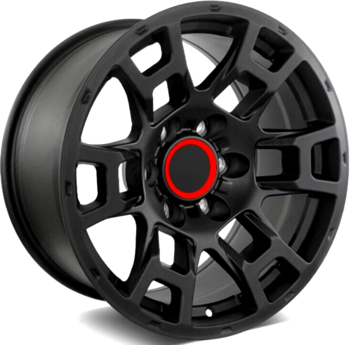 Toyota TRD Style Wheels 17 x 9 PCD 6 x 139.7 ET 15/0 CB 106.1 1 pc Matte Black Wheels