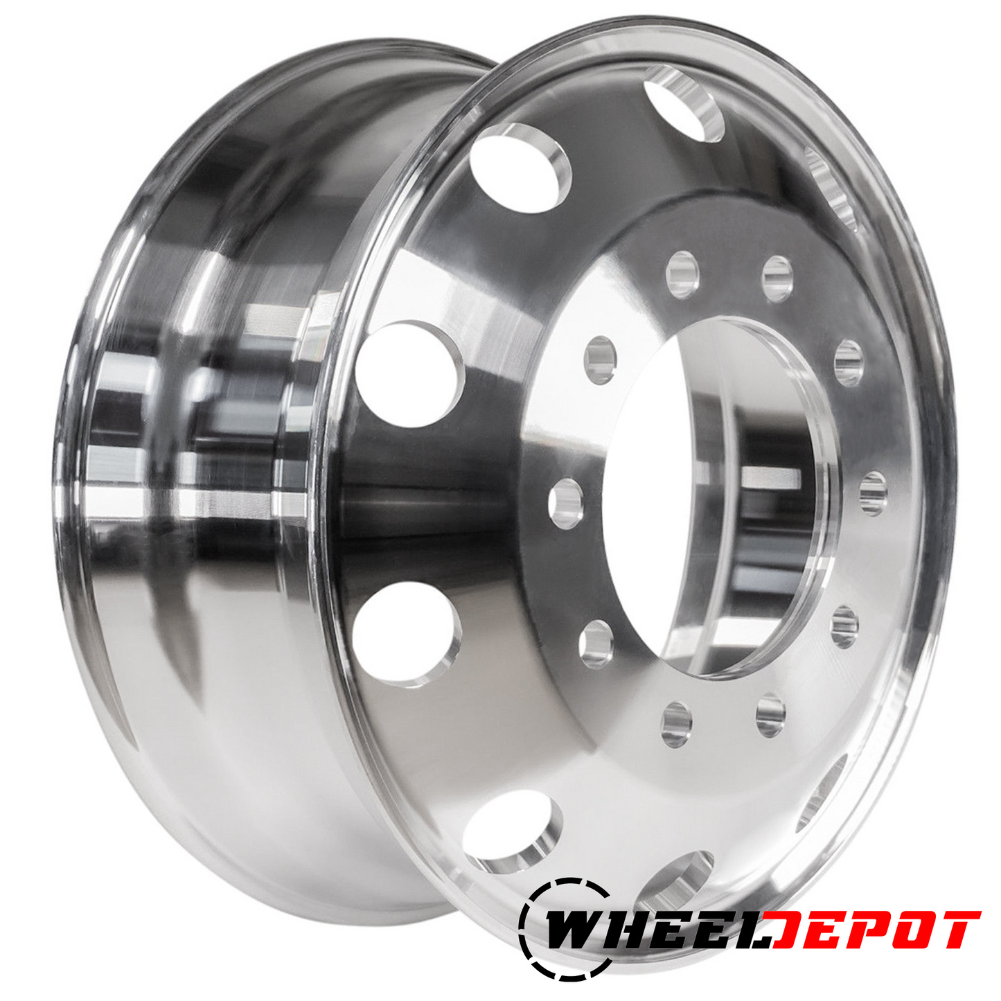 22.5 x 8.25 Truck Wheels 10pcs Forged Aluminum Rims $266 each BULK PRICE Machined Bright