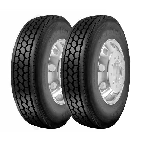 11R 24.5 16 PR Driver Closed Shoulder Truck with 24.5 x 8.25 Wheel (Mounted)