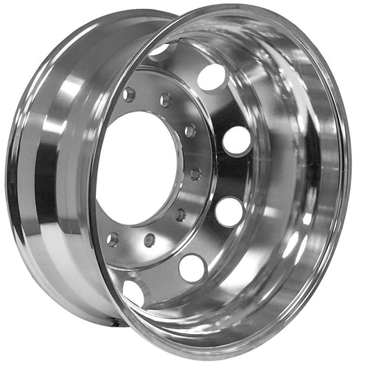 22.5 x 8.25 Truck/Bus Forged Wheel Inside Polish Metallic Silver