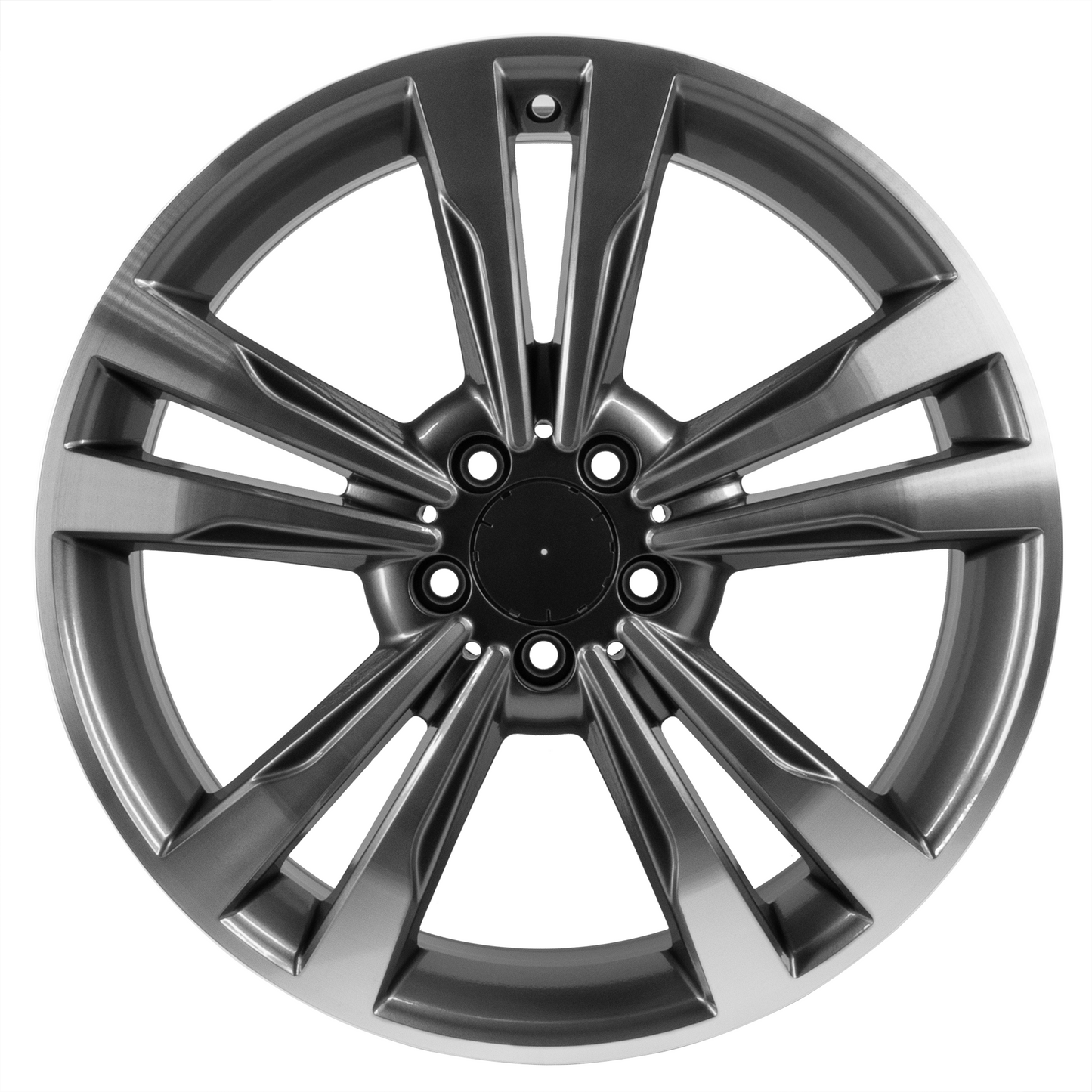 gun gray Mercedes style wheels