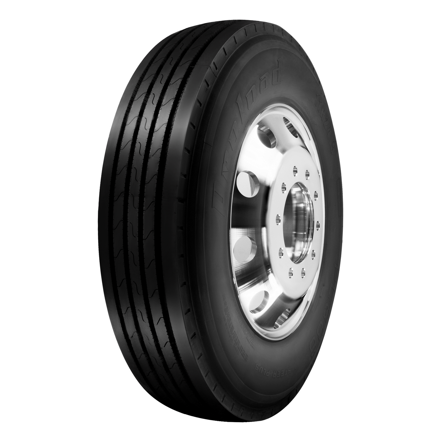 11R 24.5 16 PR Trailer Truck Tire All Position with 24.5 x 8.25 Wheel (Mounted)