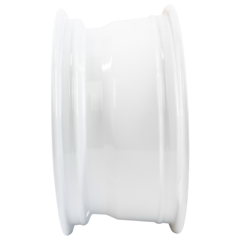 8-Spoke Cast Wheels 15x7 4x100, Pearl White Wheel