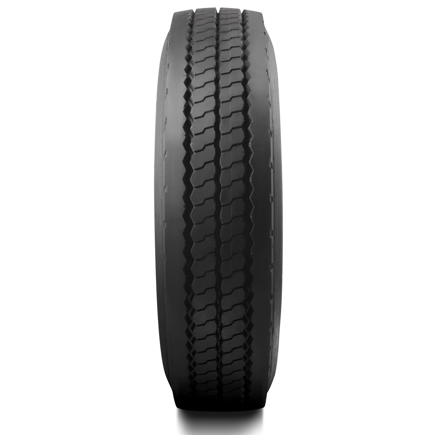 11R 22.5 16 PR Closed Shoulder Driver Truck Tire with 22.5 x 8.25 Wheel (Mounted)