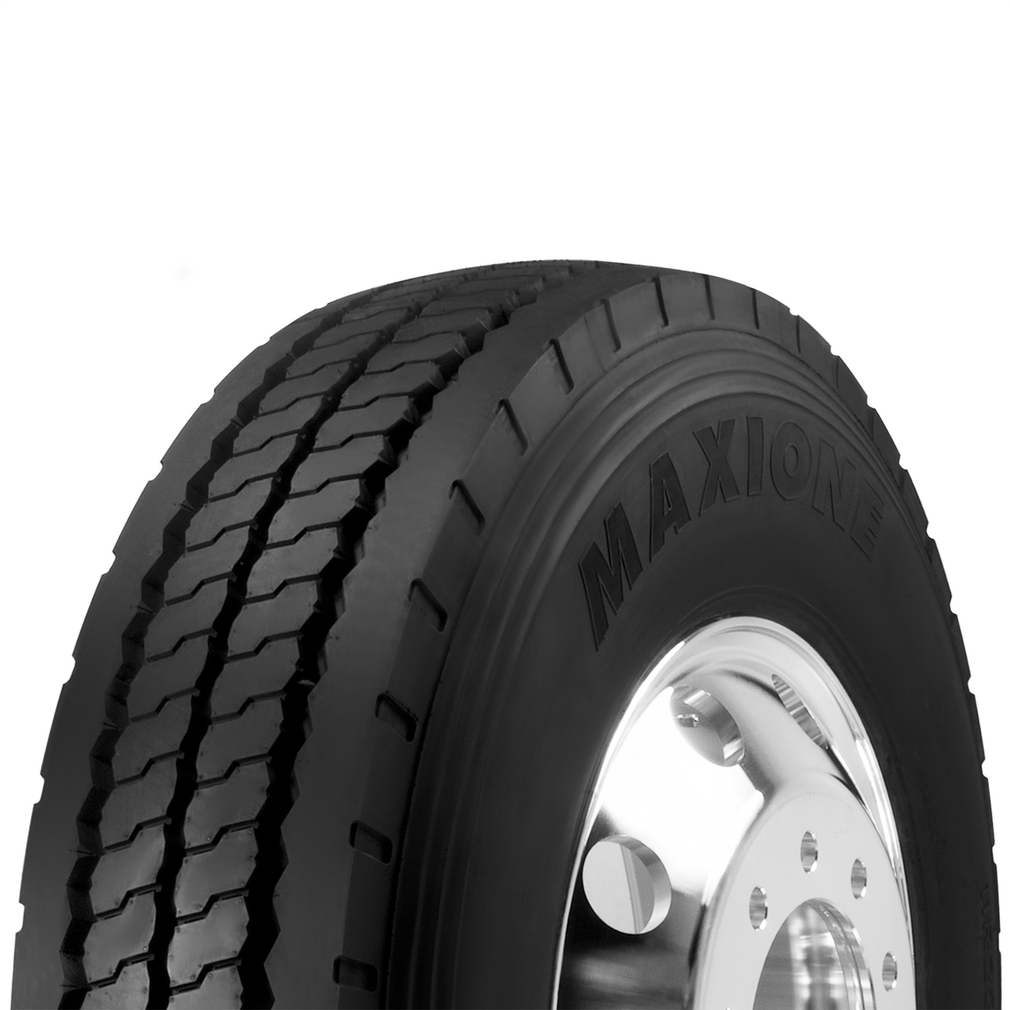 11R 22.5 16 PR Closed Shoulder Driver Truck Tire with 22.5 x 8.25 Wheel (Mounted)