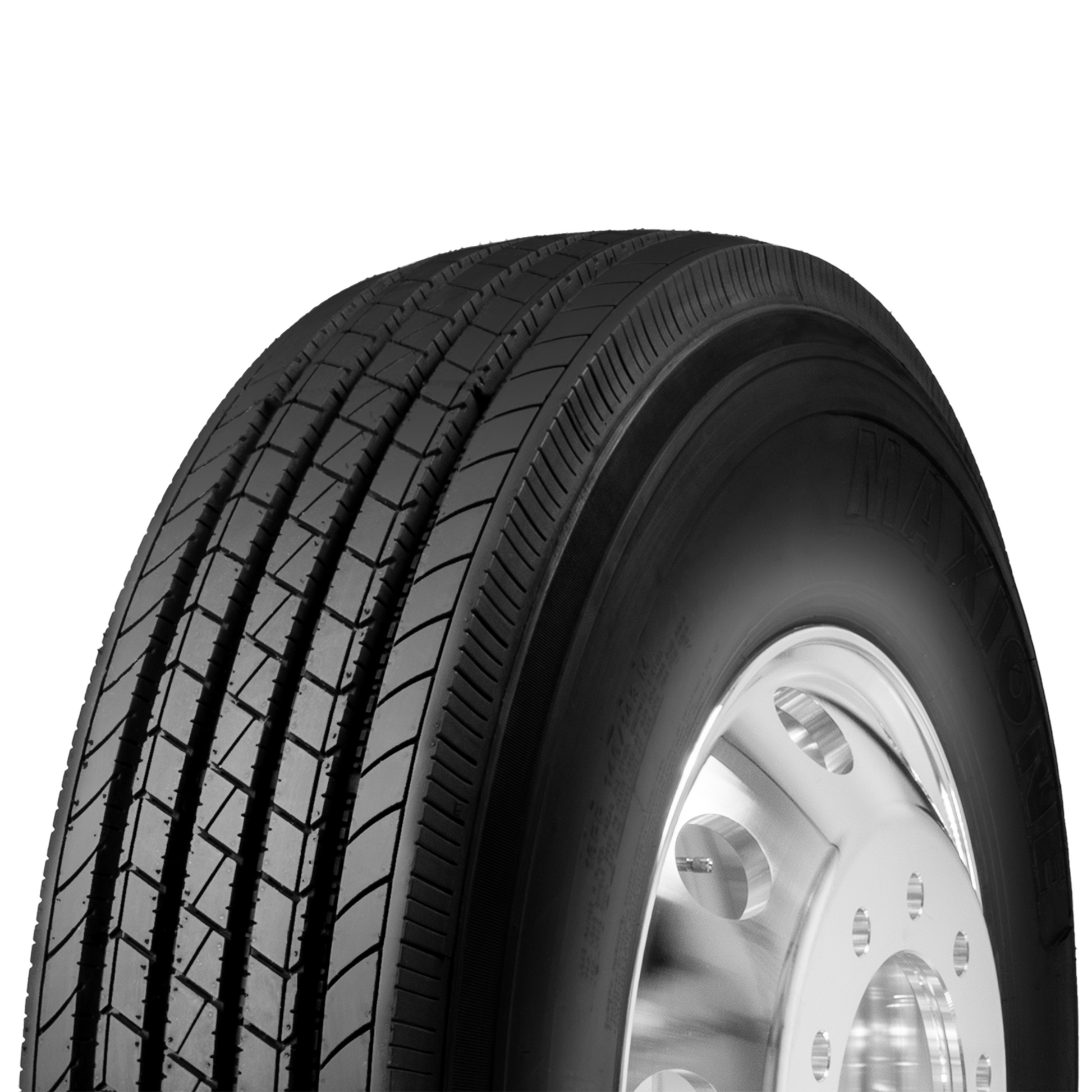11R 22.5 16 PR Trailer Truck Tire All Position with 22.5 x 8.25 Wheel Rims (Mounted)