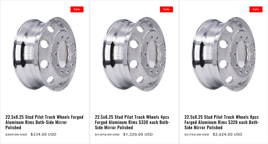 22.5 Aluminum Rims – TheWheelDepot