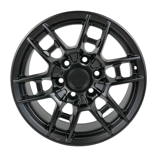 Wheels 17" x 8/9 Matte Black Rims 1pc